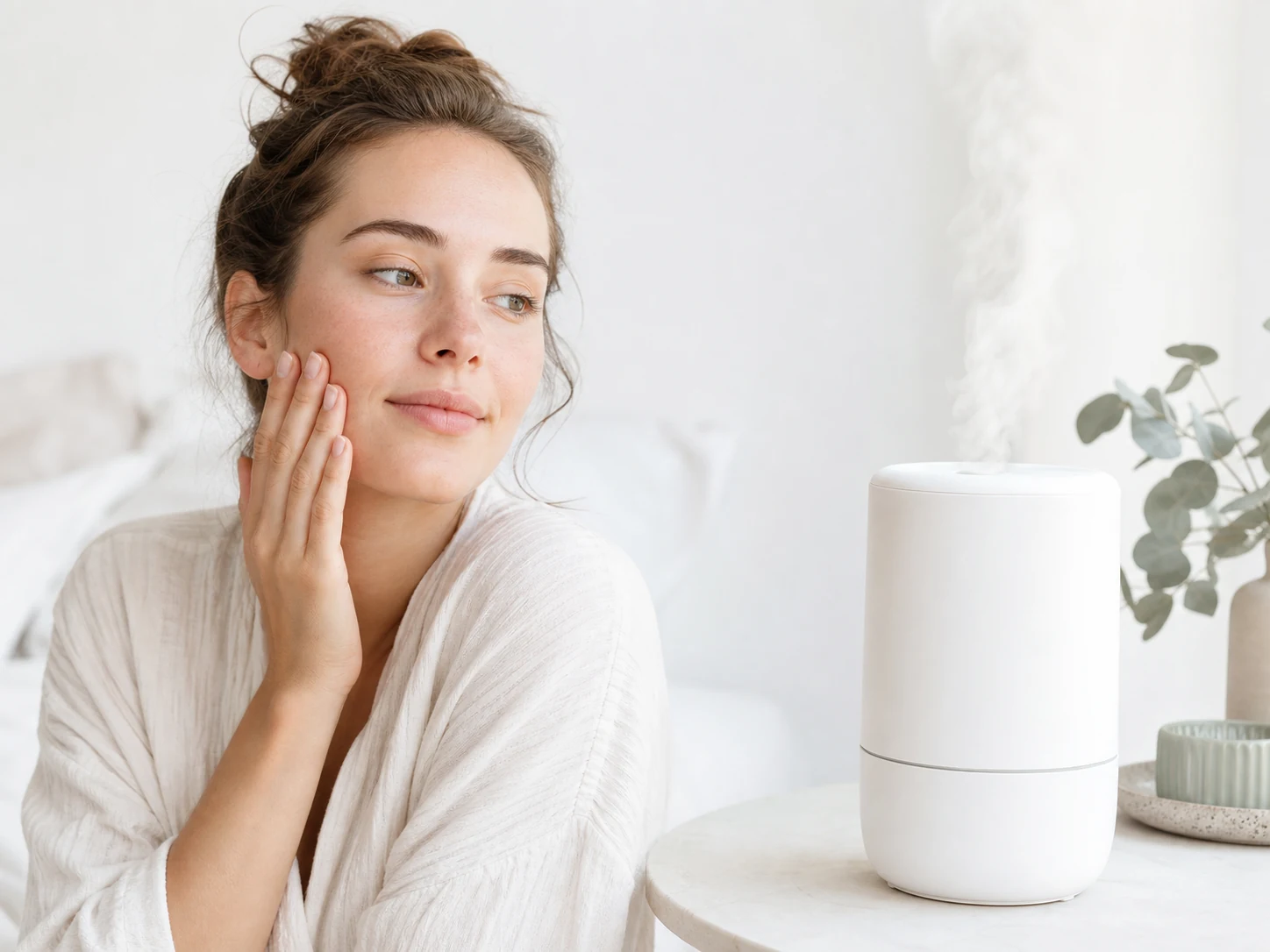 Vaseline beside deeply hydrated, healed dry skin