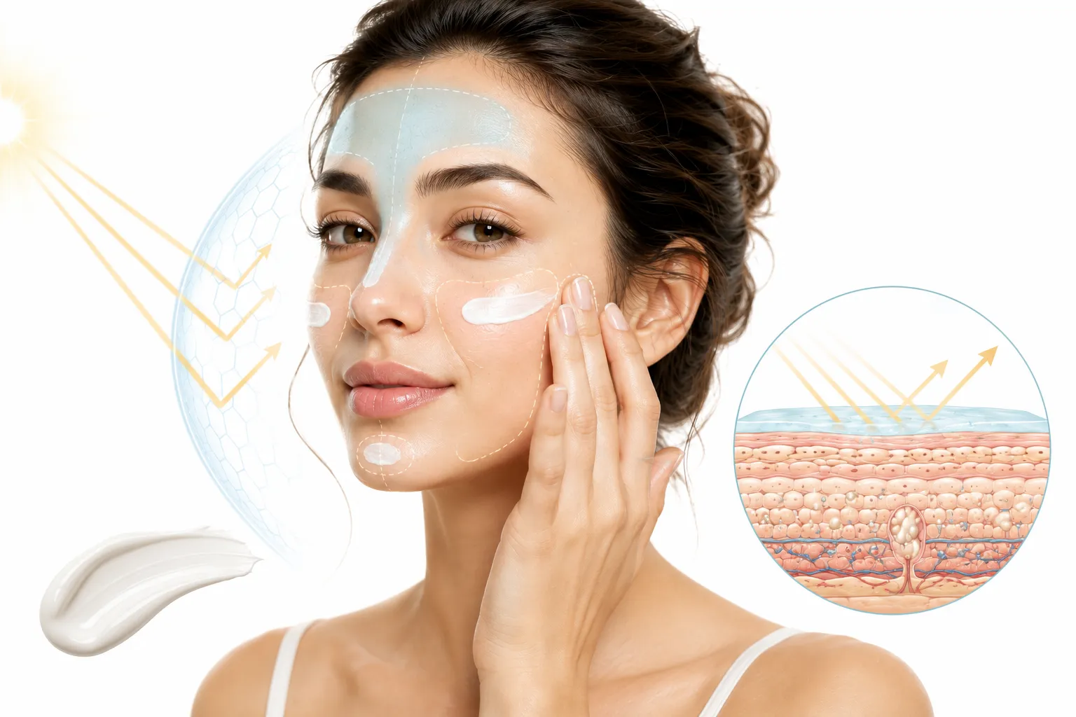 Choosing the right sunscreen for combination skin