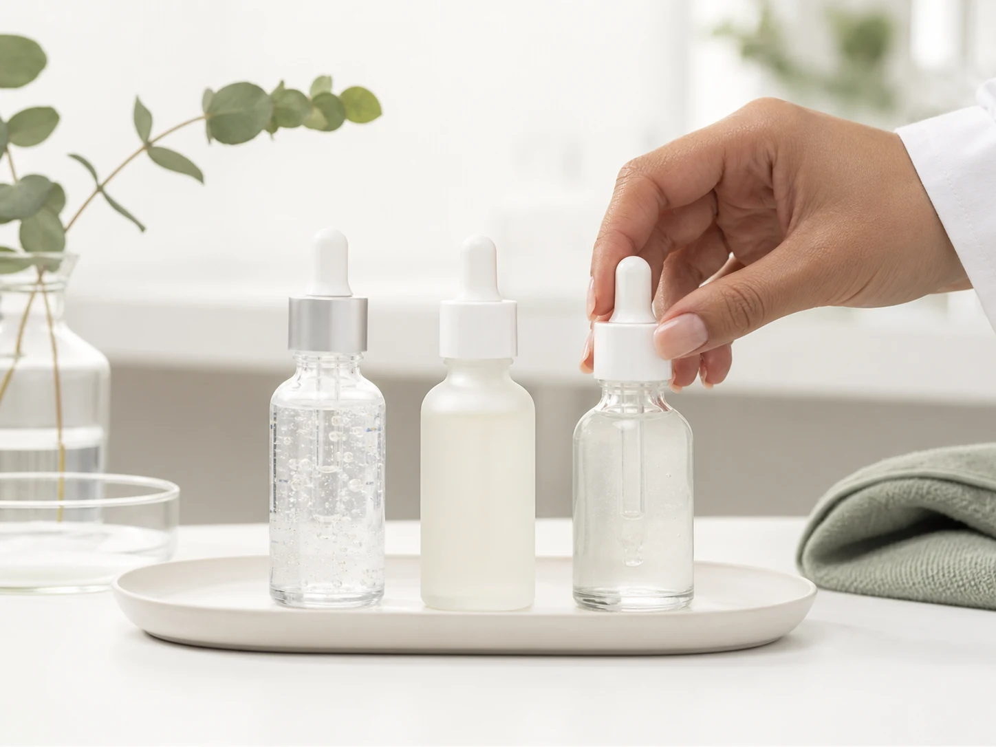 Various dermatologist-recommended niacinamide serums