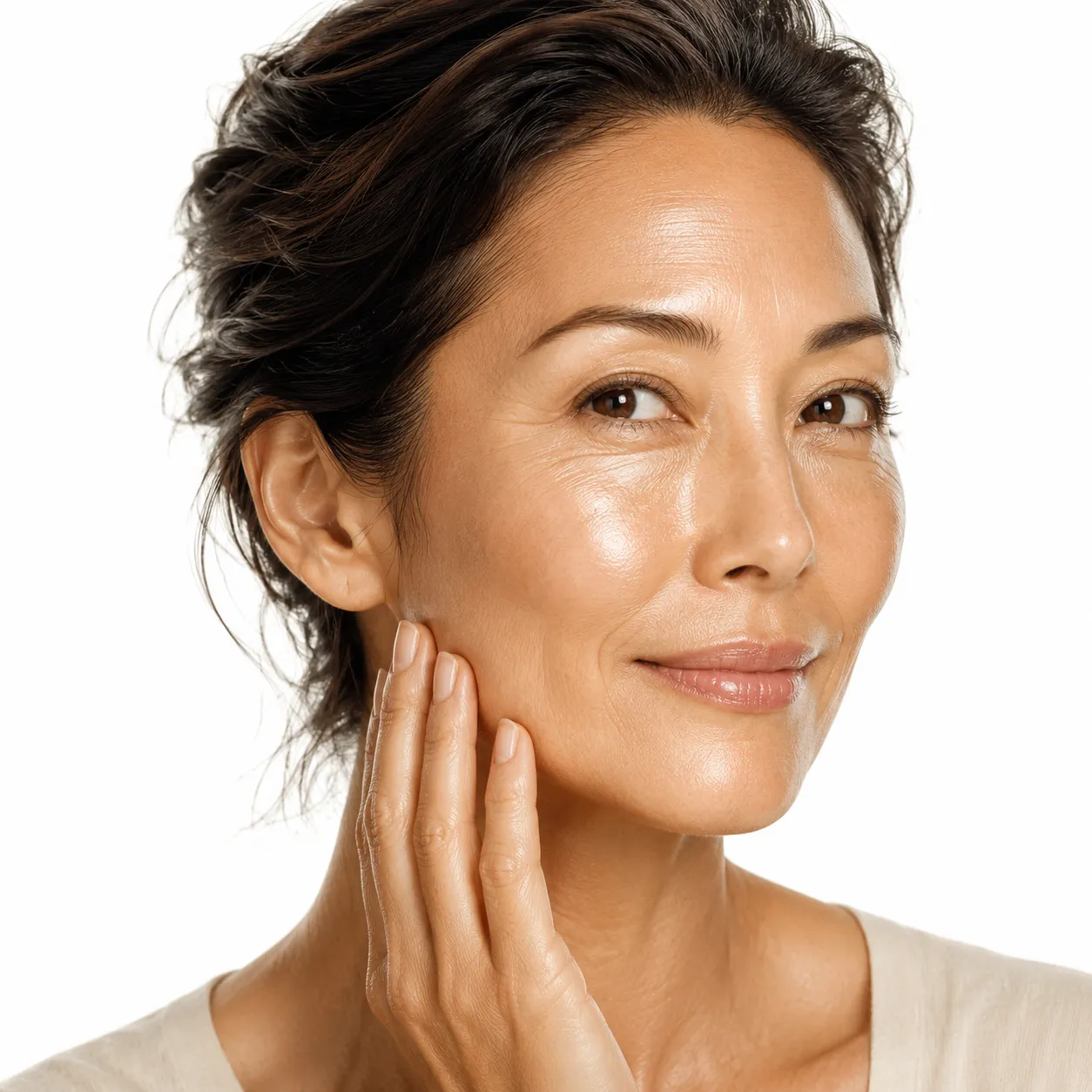 Comparison of aging patterns between oily and dry skin